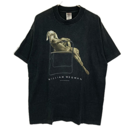 FRUIT OF THE LOOM フルーツオブザルーム 90s ブラック William Wegman Tシャツ トップス