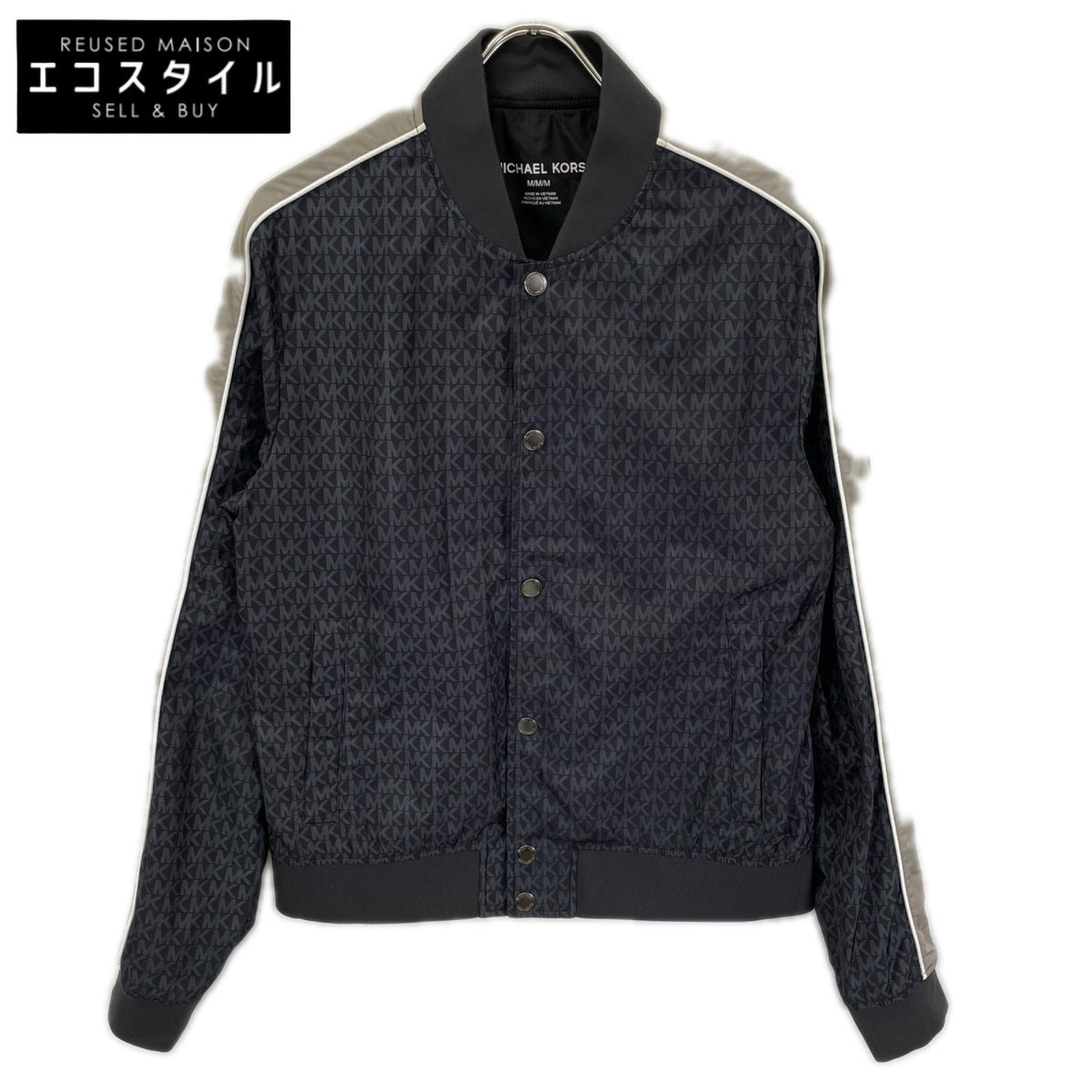 MICHAEL KORS マイケルコース 0S220122M9 ブラック ポリエステル MK総柄 コーチジャケット ジャケット