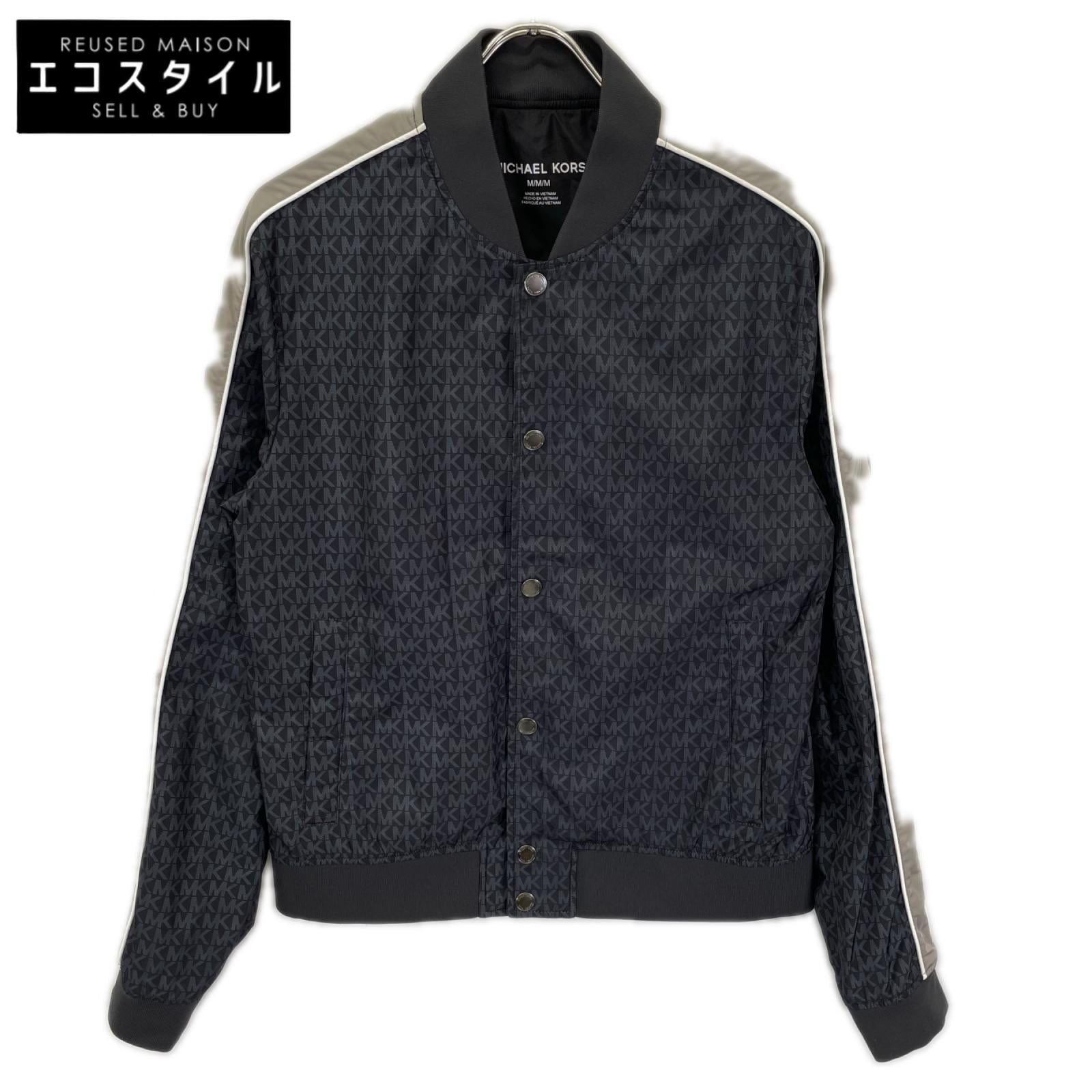 MICHAEL KORS マイケルコース 0S220122M9 ブラック ポリエステル MK総柄 コーチジャケット ジャケット