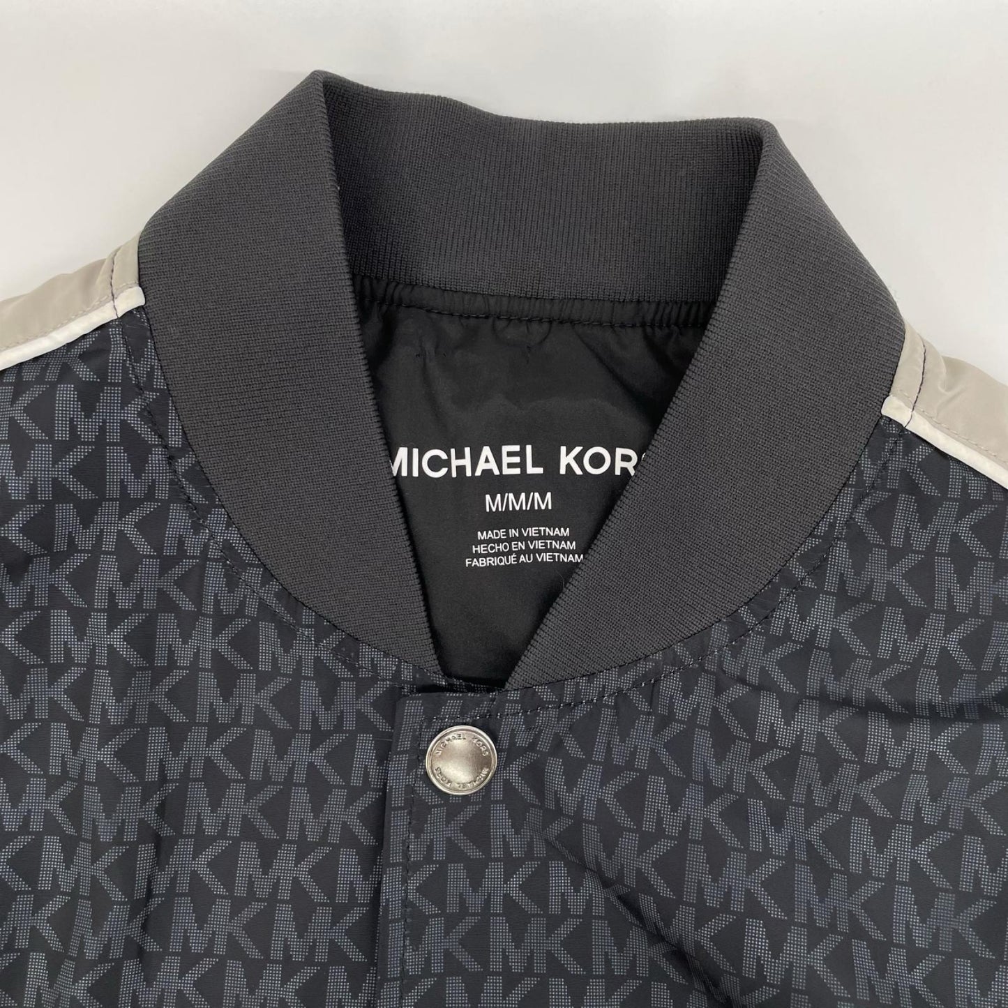 MICHAEL KORS マイケルコース 0S220122M9 ブラック ポリエステル MK総柄 コーチジャケット ジャケット