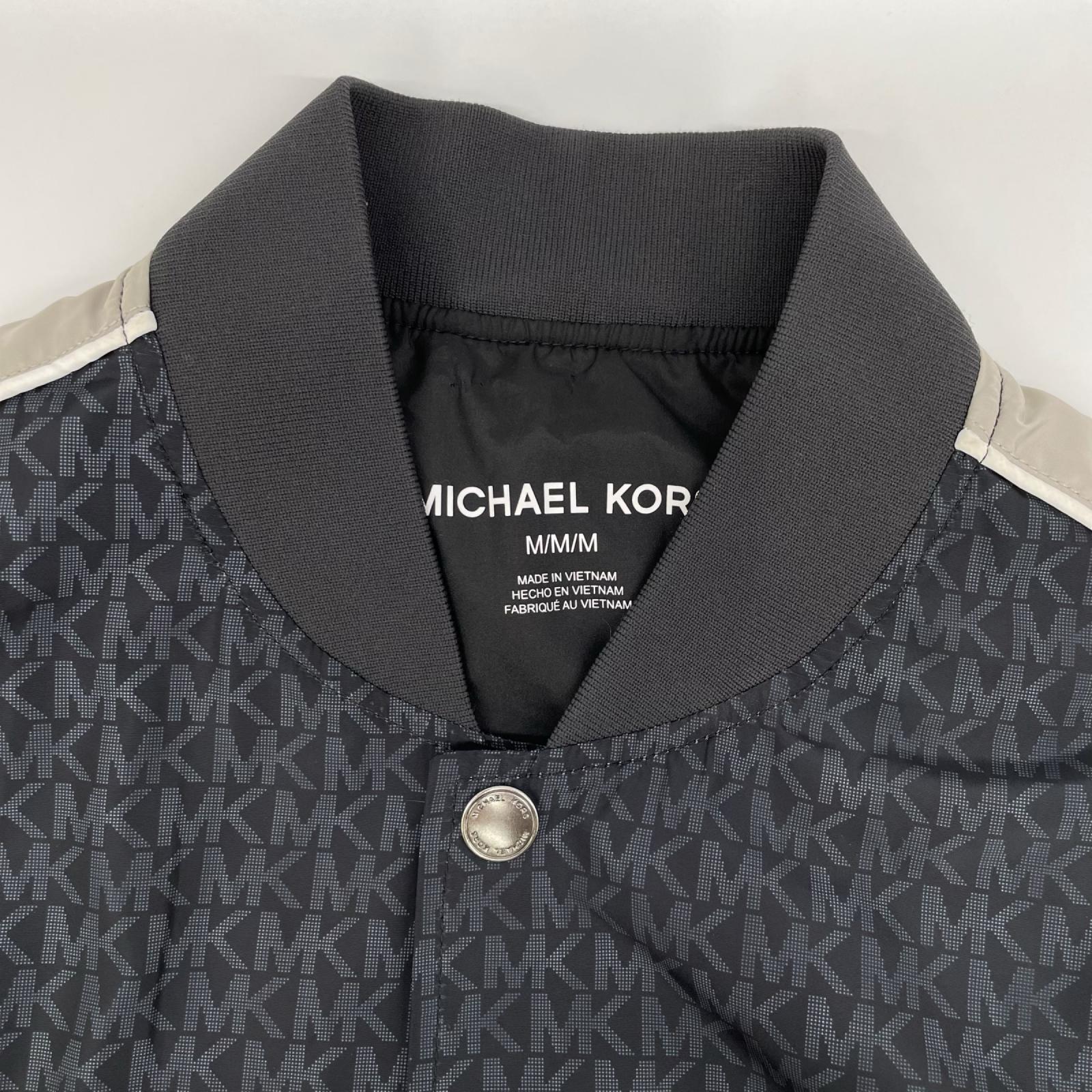 MICHAEL KORS マイケルコース 0S220122M9 ブラック ポリエステル MK総柄 コーチジャケット ジャケット