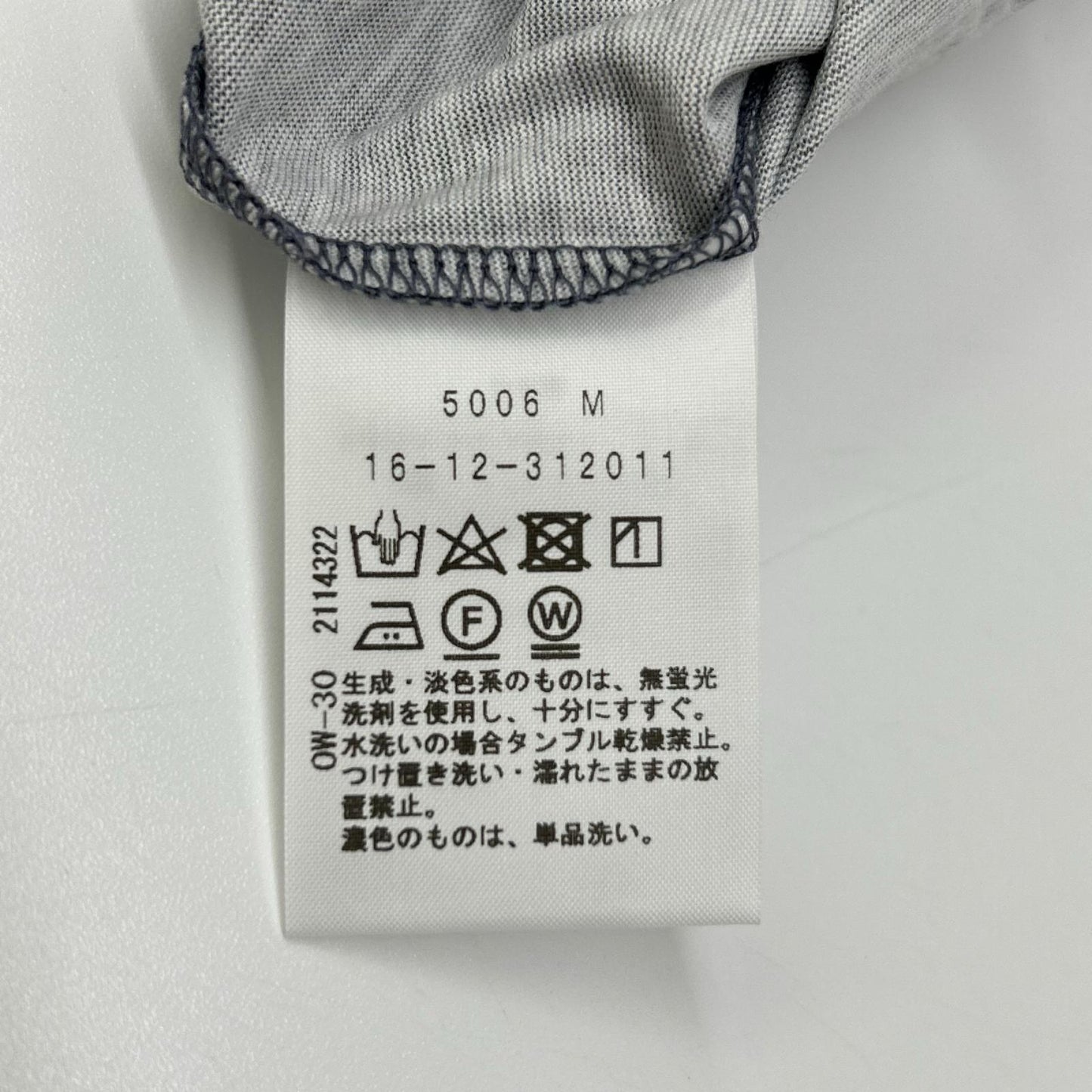 VivienneWestwoodRedLabel ヴィヴィアンウエストウッドレッドレーベル 16-12-312011 グレー×レッド×ブルー コットン グラフィックプリントカットソー トップス