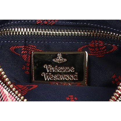VivienneWestwood ヴィヴィアンウエストウッド 【美品】PVC メタルオーブ チェック ショルダーバッグ
