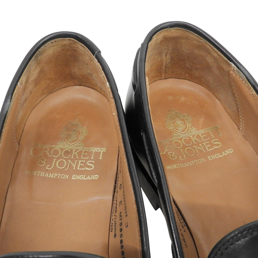 Crockett&Jones クロケット＆ジョーンズ CAVENDISH3/キャベンディッシュ3 カーフ シティソール 375ラスト ローファー 6E 26212A-C01C1 シューズ