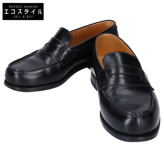J.M. WESTON ジェイエムウエストン 180 ブラック ボックスカーフ 41ラスト シングルレザーソール シグネチャーローファー シューズ