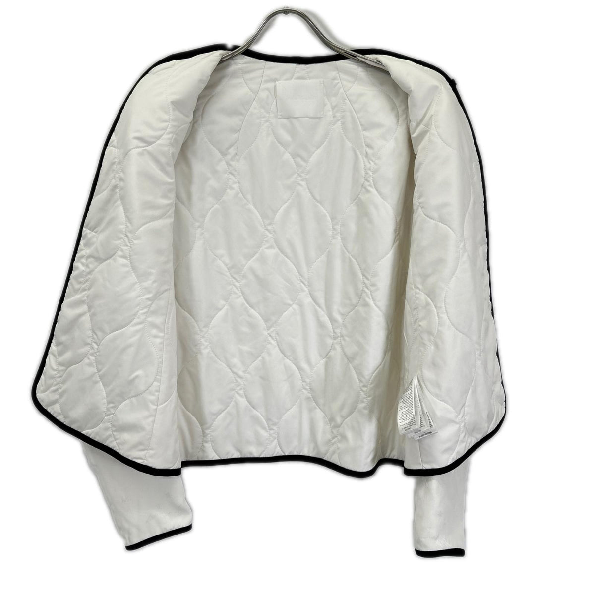 Mame Kurogouchi マメクロゴウチ 25SS MM25SS-JK016 ホワイト×ブラック 「Viscose Rayon Floral Jacquard Silk Filling Jacket トップス