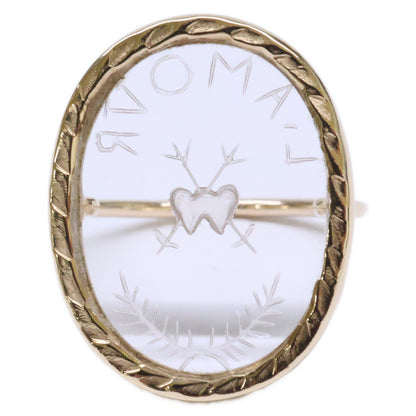 PASCALE MONVOISIN パスカルモンヴォワザン 9KYG L'AMOUR CRYSTAL RING ラムール クリスタル リング 指輪