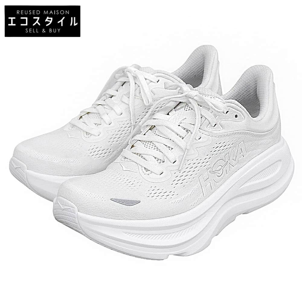 HOKAONEONE ホカオネオネ M BONDI 9 ランニング シューズ レディース ホワイト 25.0cm 1162011 シューズ