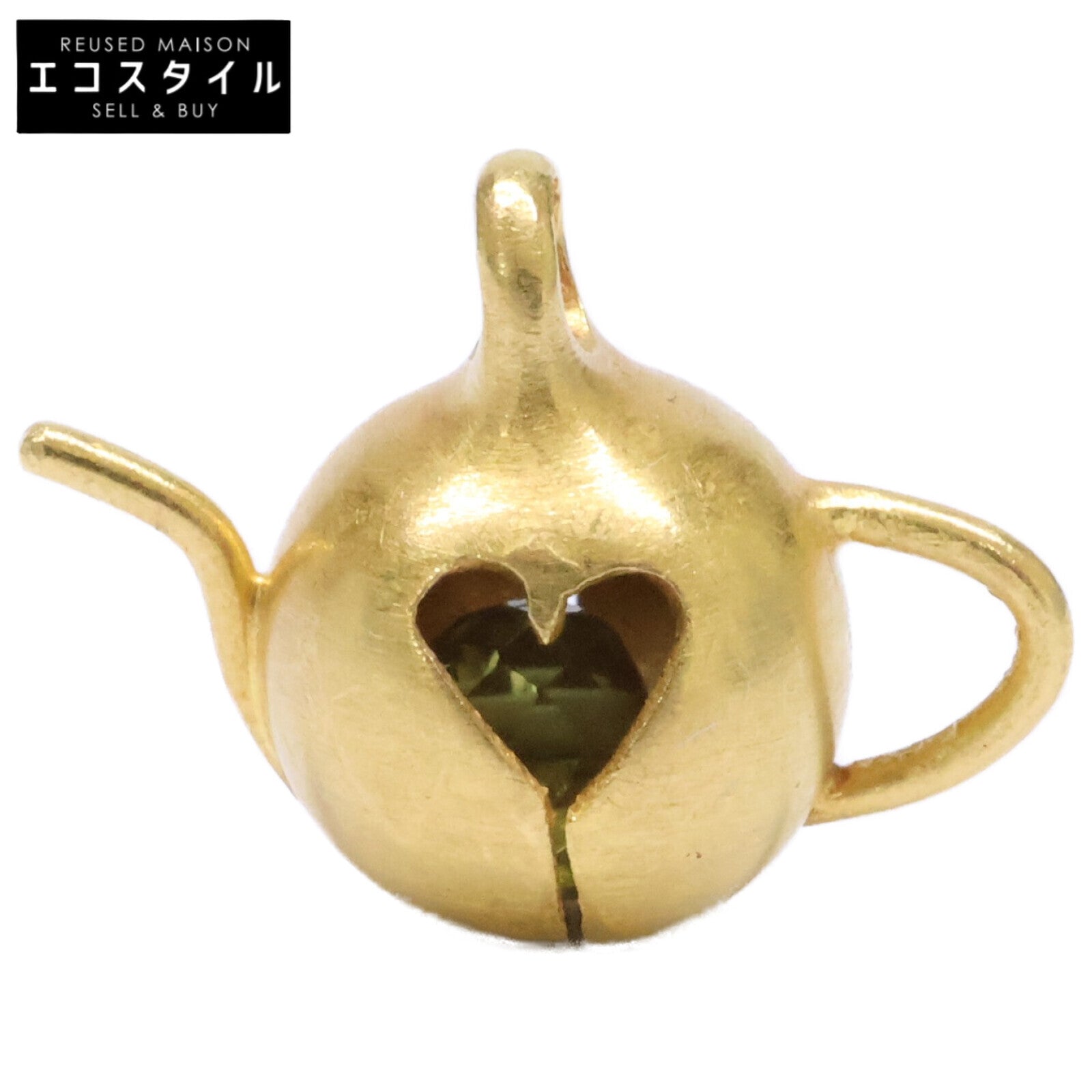 Marie-Helene de Taillac マリーエレーヌドゥタイヤック 美品 K22 YELLOW TOURMALINE イエロートルマリン アラジン ベル チャーム ペンダントトップ