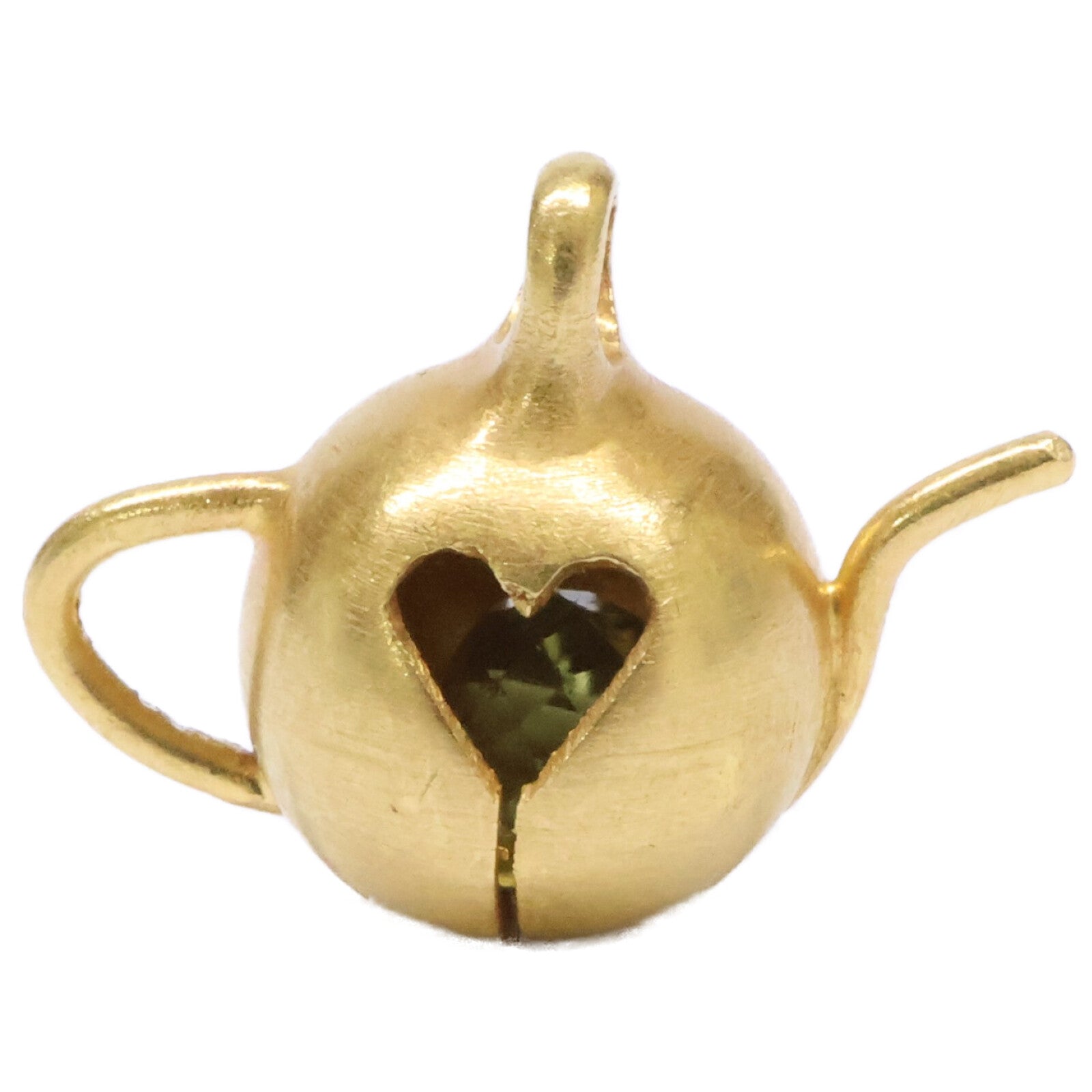 Marie-Helene de Taillac マリーエレーヌドゥタイヤック 美品 K22 YELLOW TOURMALINE イエロートルマリン アラジン ベル チャーム ペンダントトップ
