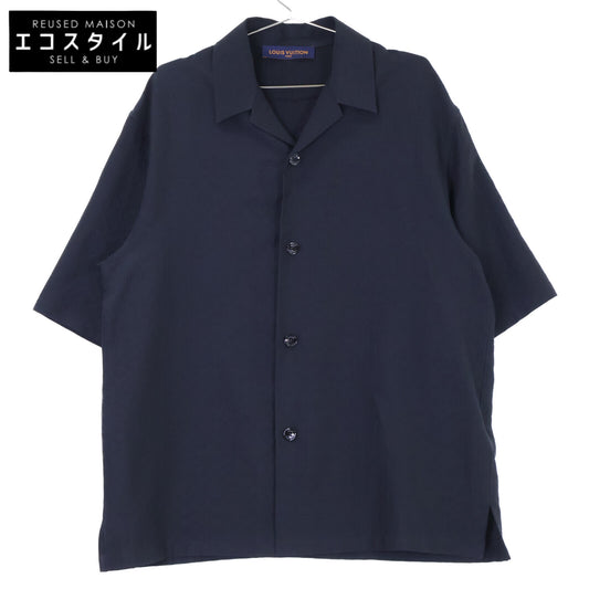 LOUIS VUITTON ルイヴィトン 【国内正規/25年製】RM251MN ZO6 HSS51W ミニモノグラム シルクコットン 半袖オープンカラーシャツ トップス
