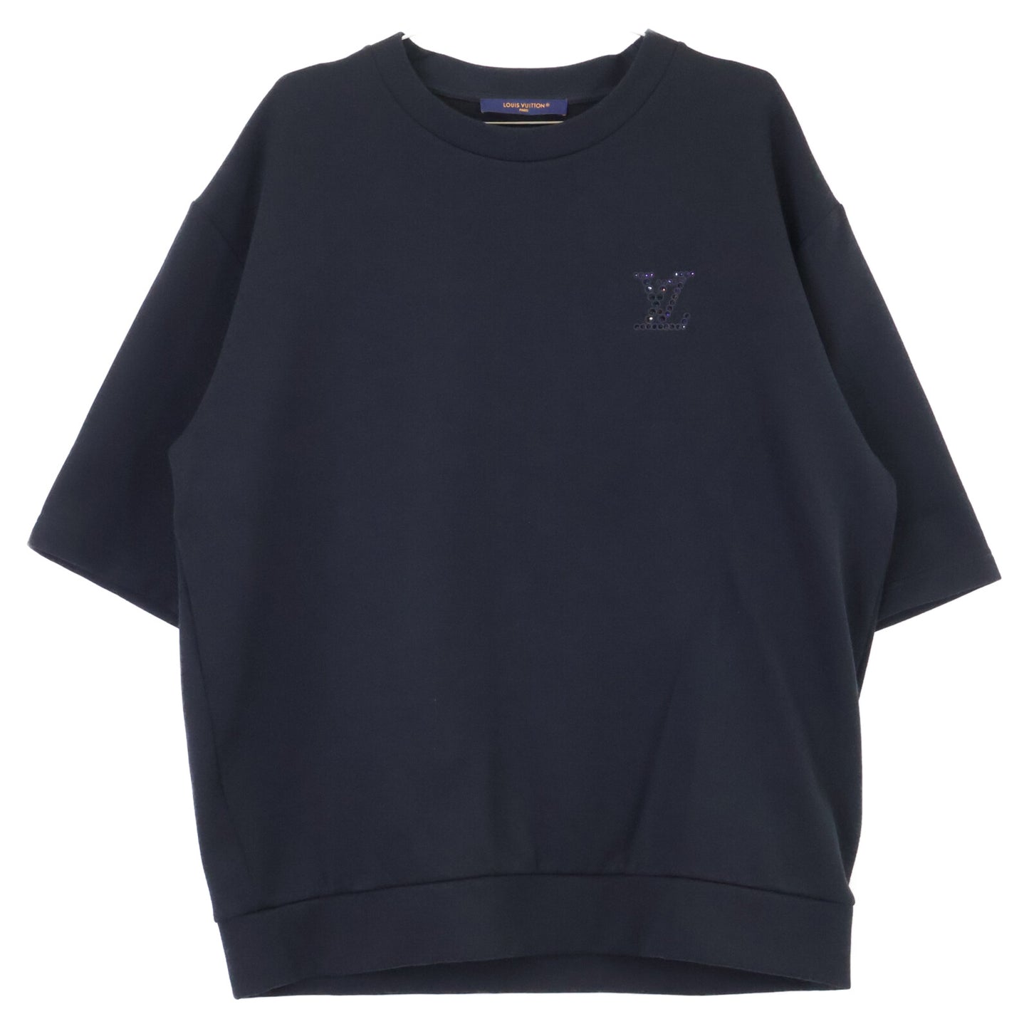LOUIS VUITTON ルイヴィトン 【美品/国内正規/25年製】RM252ME RWC HTY42W LVエンベリッシュド ジャージー 半袖Tシャツ トップス