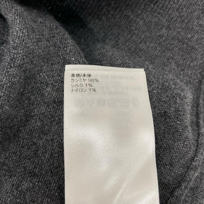 LOUIS VUITTON ルイヴィトン RM221Q JZE HMN41W 22SS グレー カシミヤシルク LV エンボスロゴ インサイドアウト タートルネックニット トップス