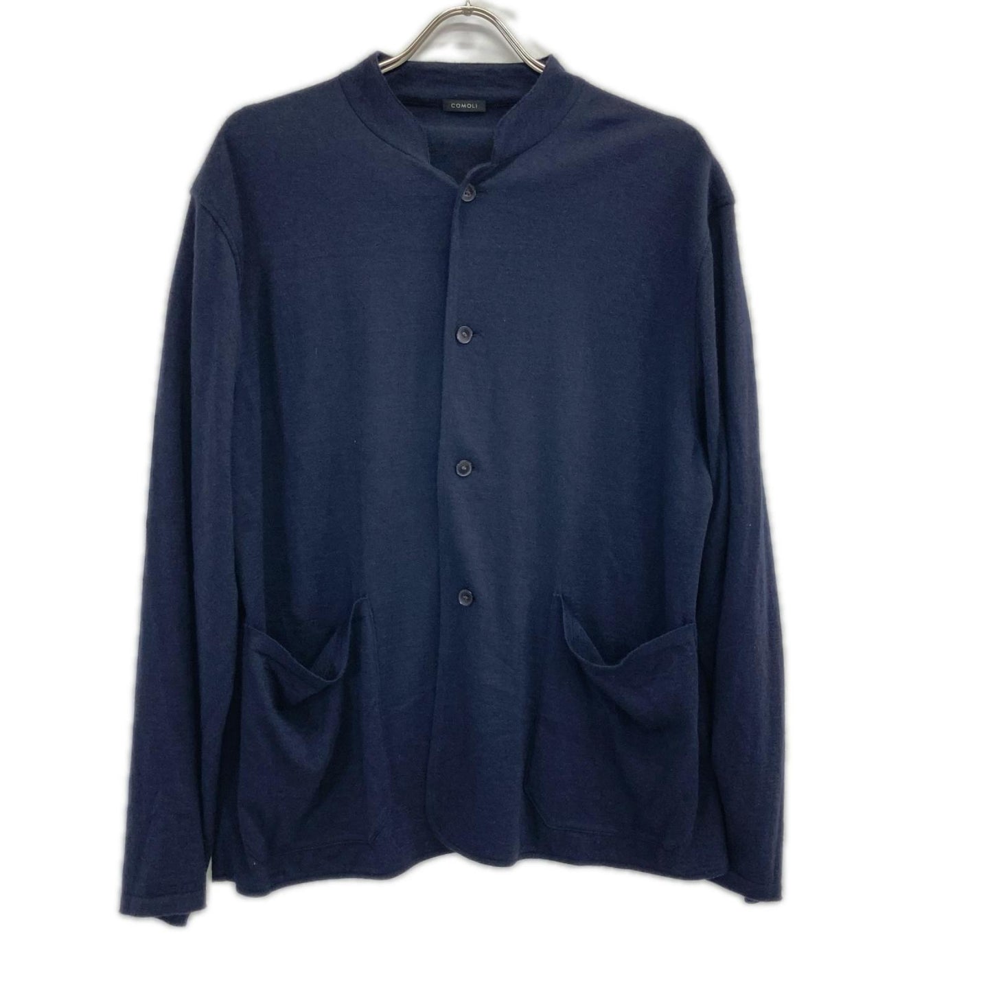 COMOLI コモリ X01-06005 23SS ネイビー カシミヤシルク カシミヤシルクニットジャケット トップス