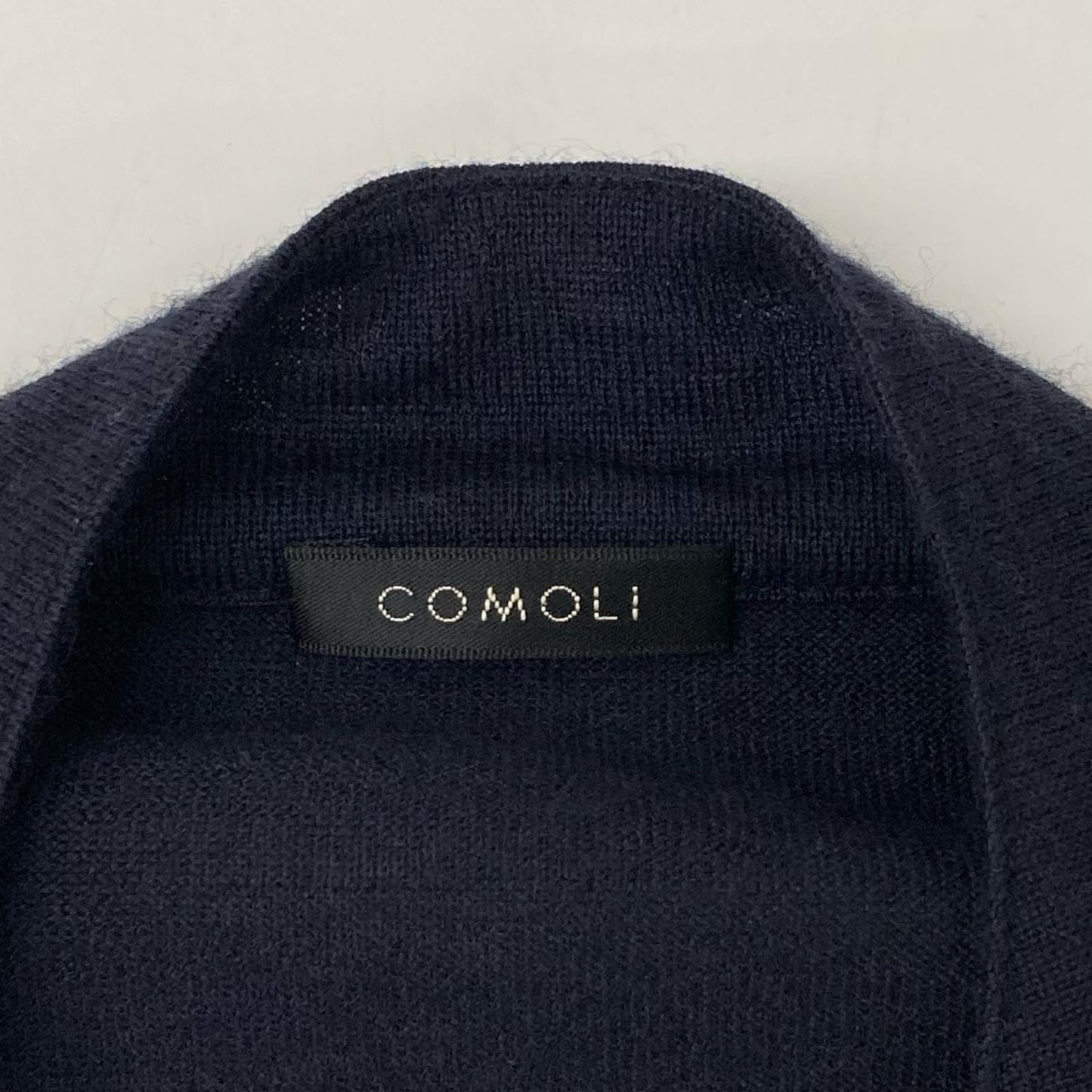 COMOLI コモリ X01-06005 23SS ネイビー カシミヤシルク カシミヤシルクニットジャケット トップス