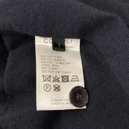 COMOLI コモリ X01-06005 23SS ネイビー カシミヤシルク カシミヤシルクニットジャケット トップス