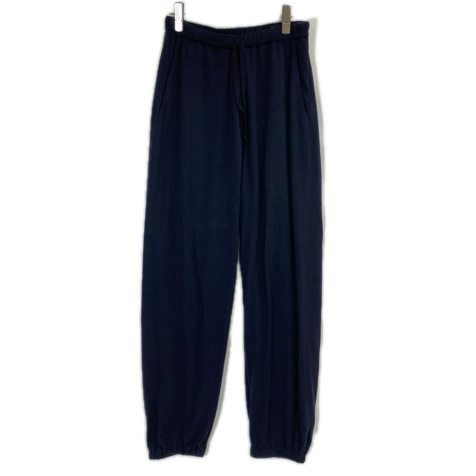 COMOLI コモリ X01-06006 23SS ネイビー カシミヤシルク カシミヤシルク ニットパンツ ボトムス