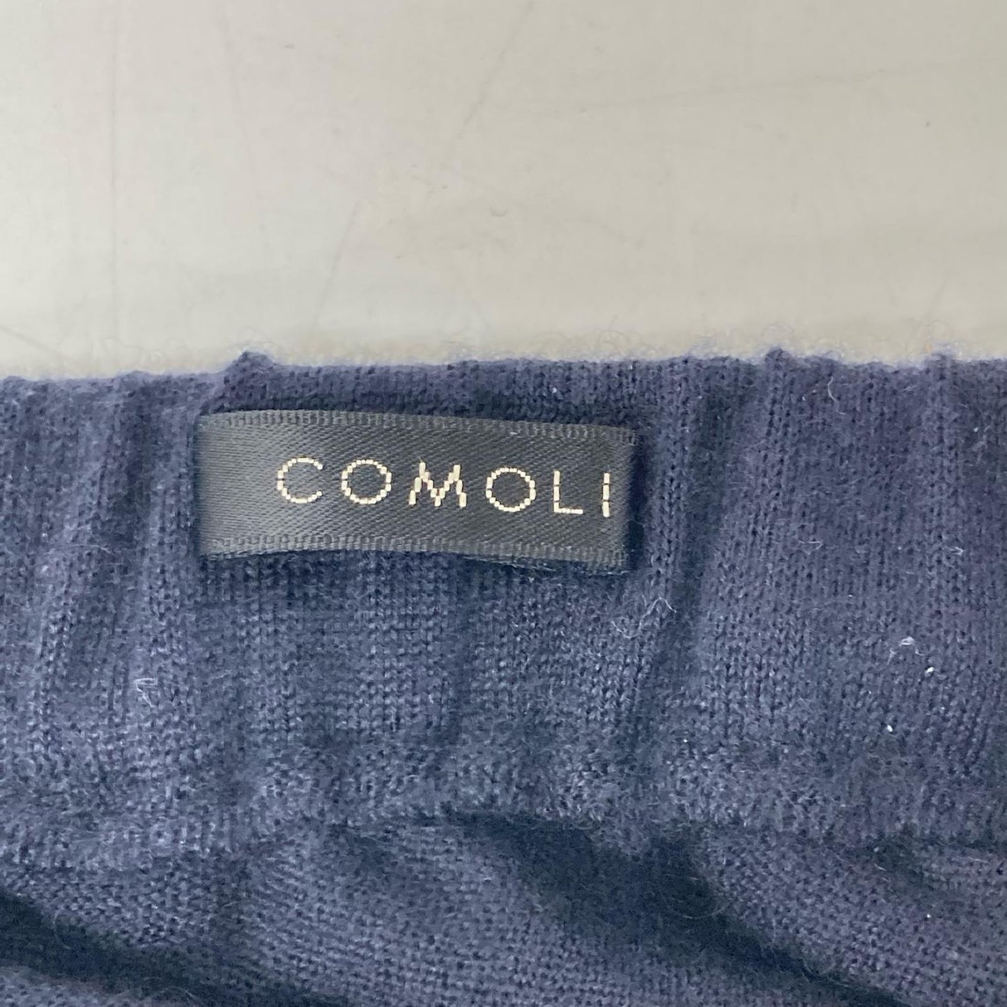 COMOLI コモリ X01-06006 23SS ネイビー カシミヤシルク カシミヤシルク ニットパンツ ボトムス