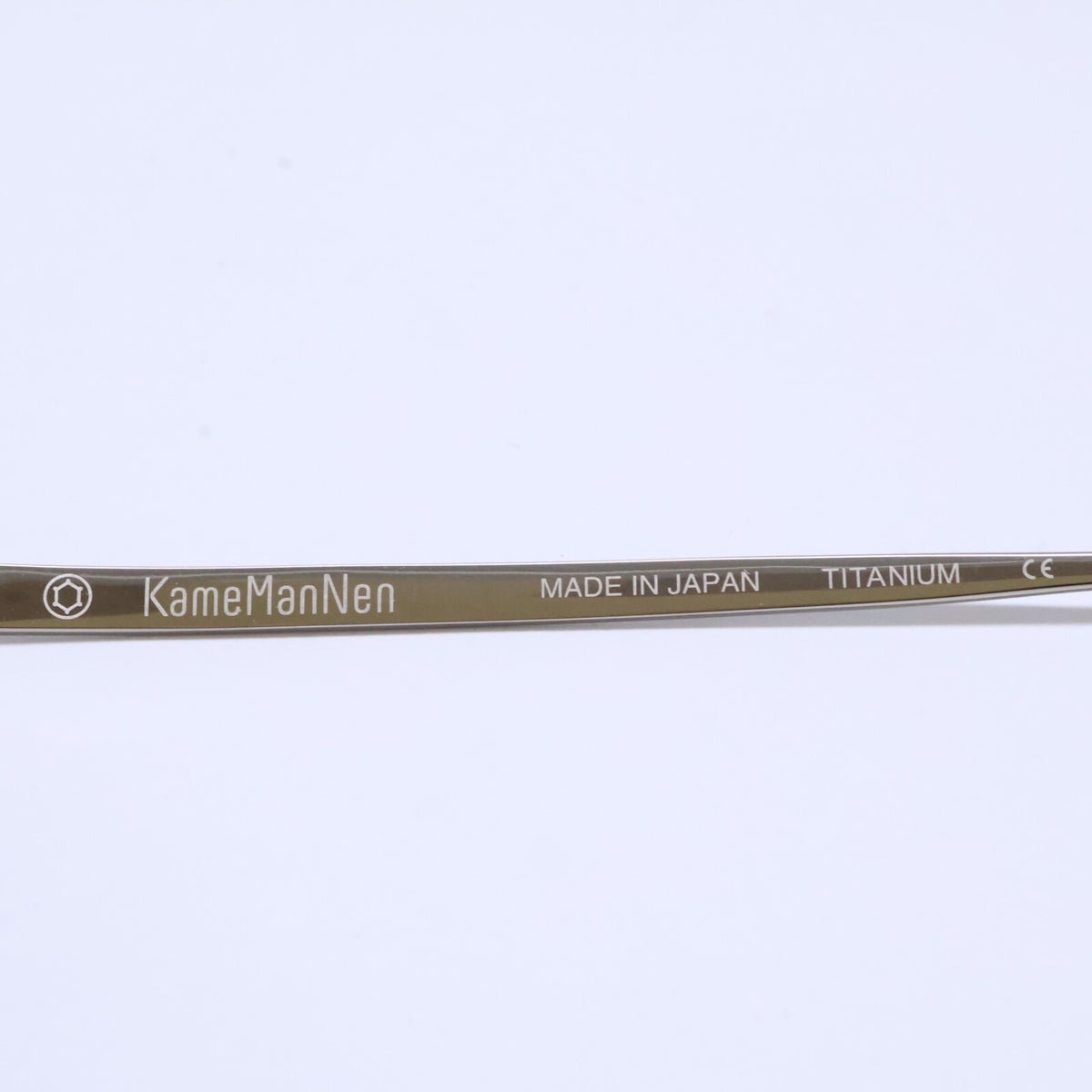 KameManNen カメマンネン KMN152 TS シルバー オールメタル オクタゴンシェイプ スプラウトパット 眼鏡/アイウェア 眼鏡