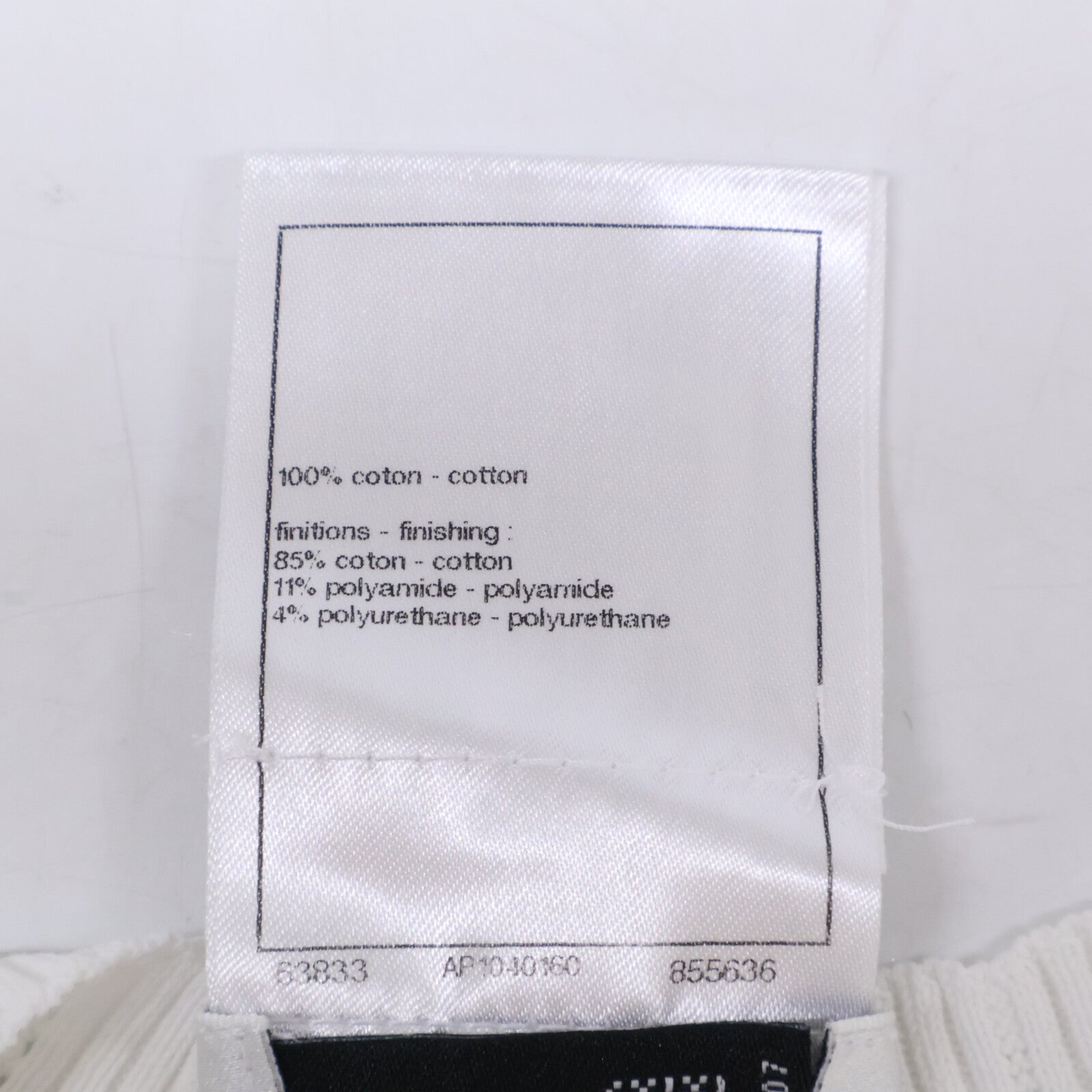CHANEL シャネル 【美品/国内正規/23SS】P75097K10772 コットン カメリアモチーフ シアー ニットセーター トップス