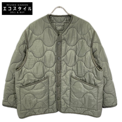HYKE ハイク 17402 カーキ ナイロン QUILTED LINER JACKET/キルティングライナージャケット ジャケット