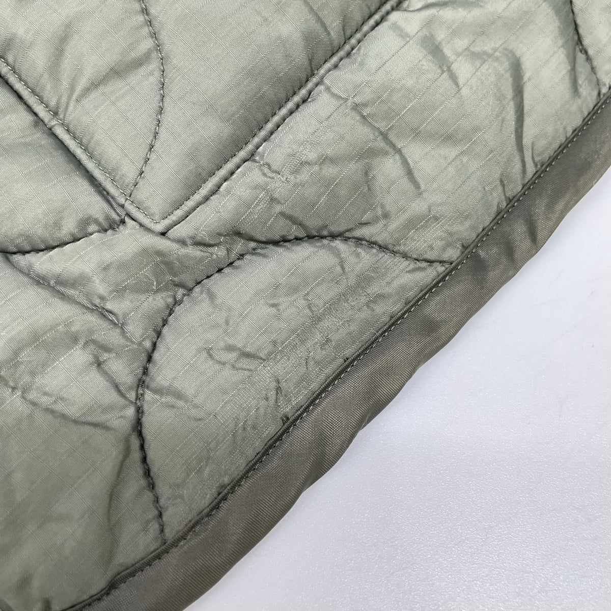 HYKE ハイク 17402 カーキ ナイロン QUILTED LINER JACKET/キルティングライナージャケット ジャケット