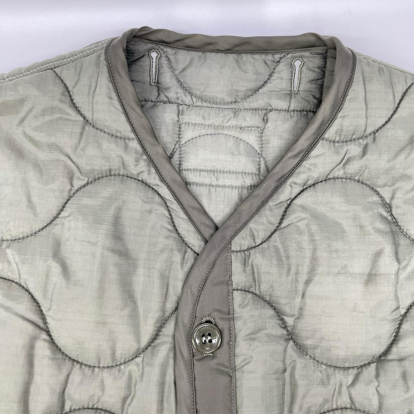 HYKE ハイク 17402 カーキ ナイロン QUILTED LINER JACKET/キルティングライナージャケット ジャケット