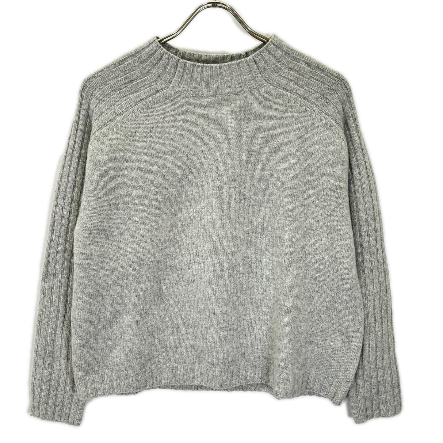 theory luxe セオリーリュクス 24年製 グレー ウール カシミヤ混 MORBI JAY 長袖 ニットセーター トップス
