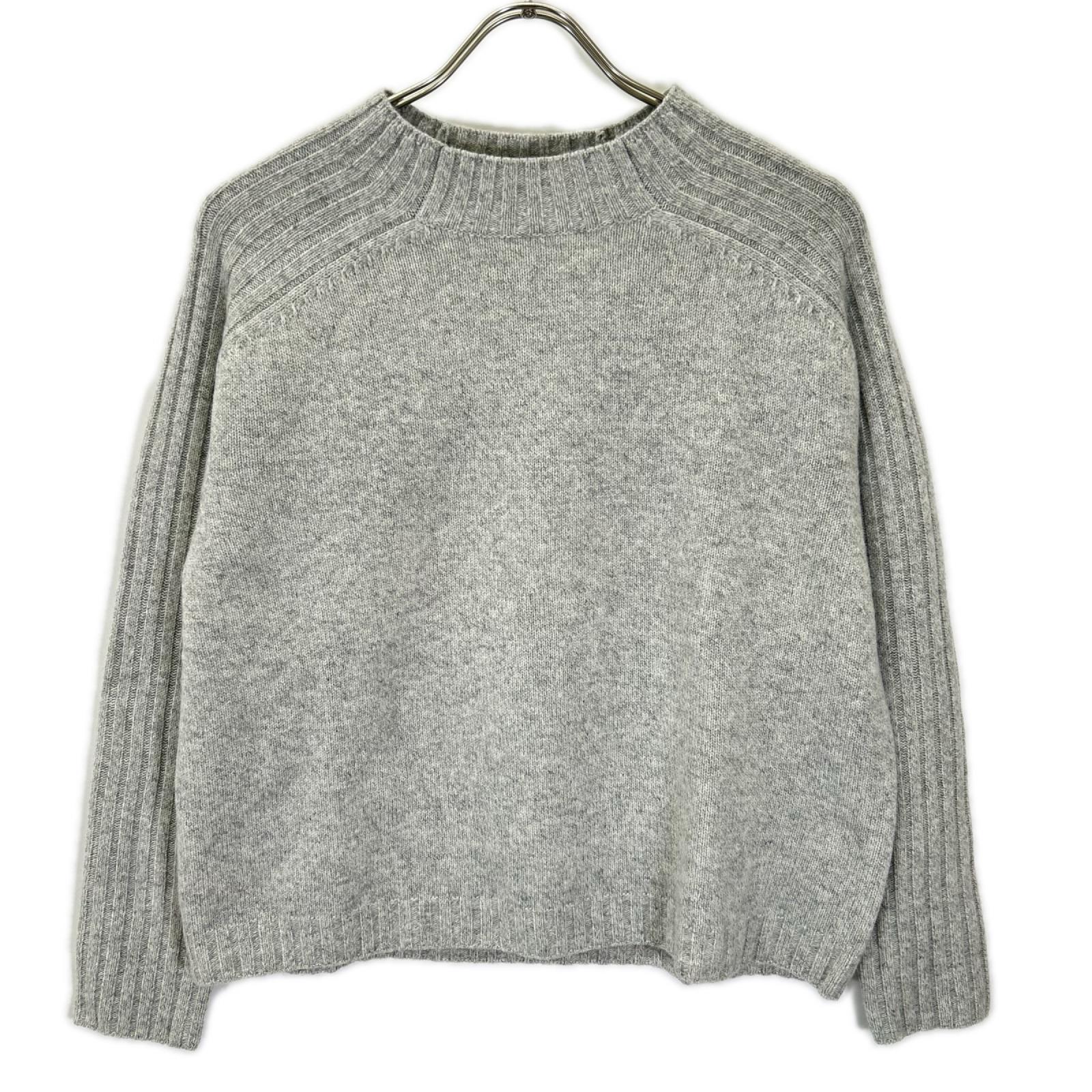 theory luxe セオリーリュクス 24年製 グレー ウール カシミヤ混 MORBI JAY 長袖 ニットセーター トップス