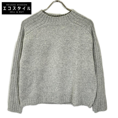theory luxe セオリーリュクス 24年製 グレー ウール カシミヤ混 MORBI JAY 長袖 ニットセーター トップス
