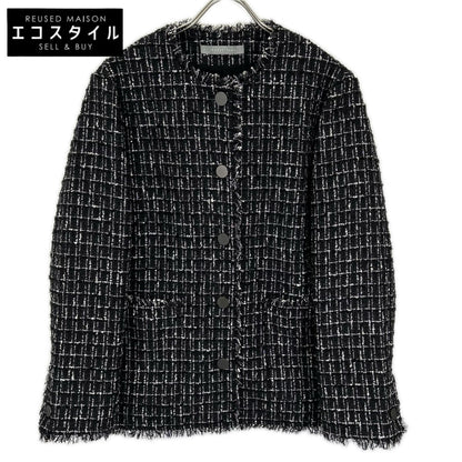 theory luxe セオリーリュクス 03-5104149 25年製 ブラック Noma Tweed Molly Jacket/ツイードジャケット ジャケット