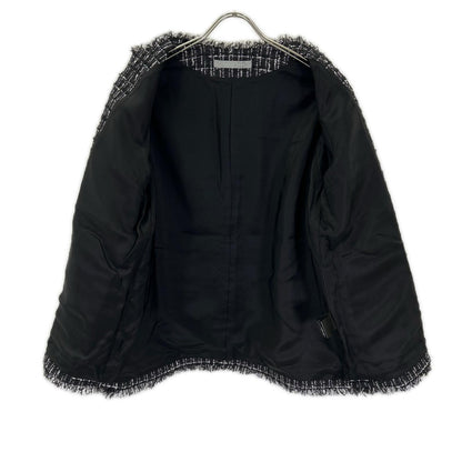 theory luxe セオリーリュクス 03-5104149 25年製 ブラック Noma Tweed Molly Jacket/ツイードジャケット ジャケット