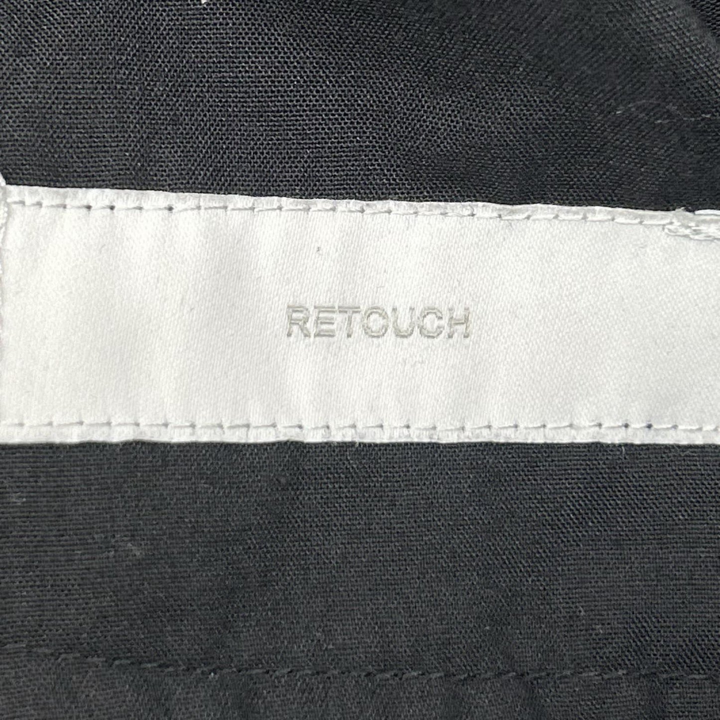 RETOUCH リタッチ ネイビー ツータック スラックスパンツ ボトムス