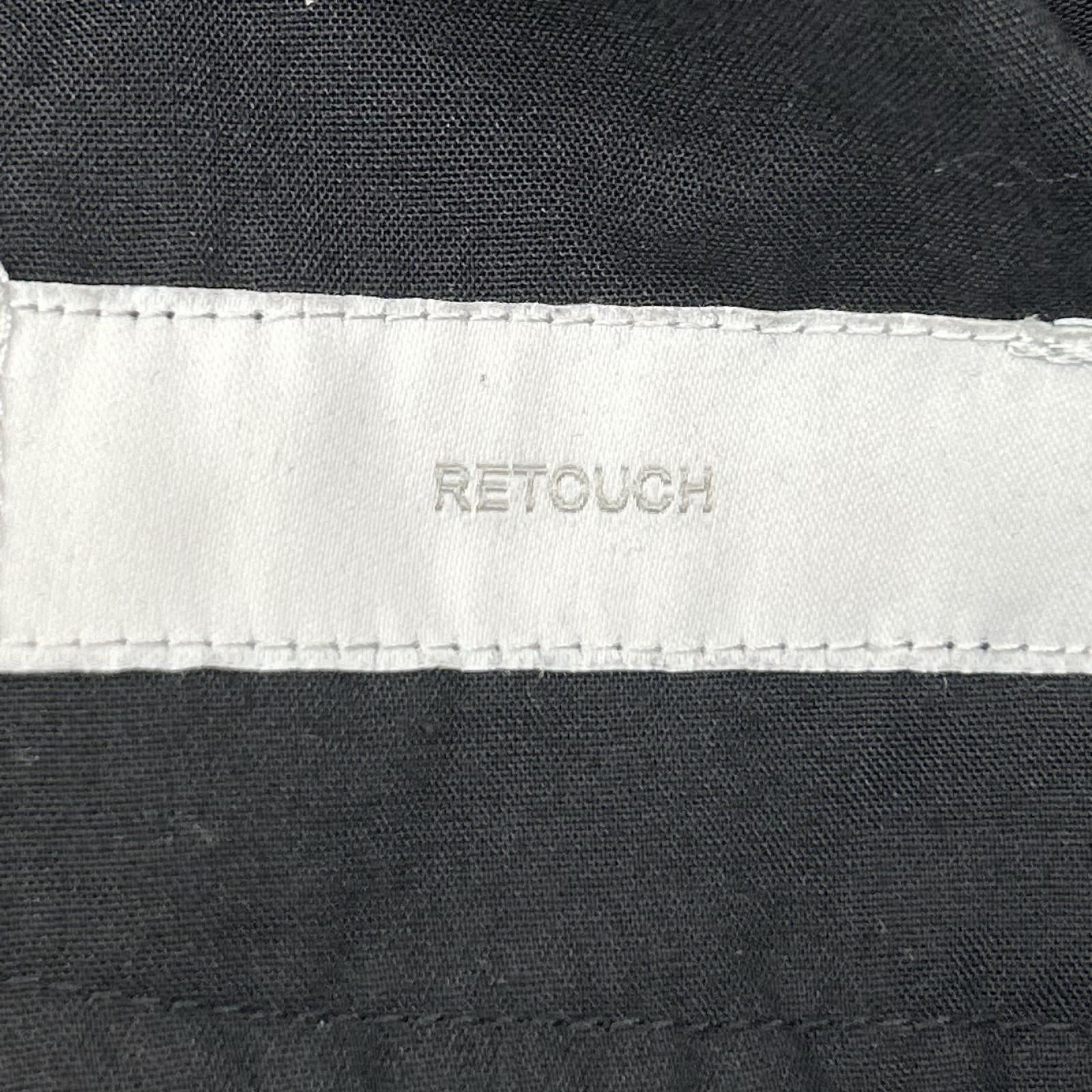 RETOUCH リタッチ ネイビー ツータック スラックスパンツ ボトムス