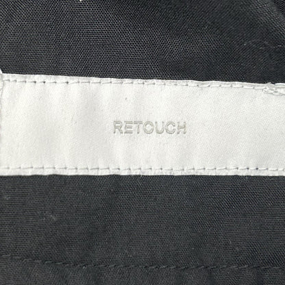 RETOUCH リタッチ ネイビー ツータック スラックスパンツ ボトムス