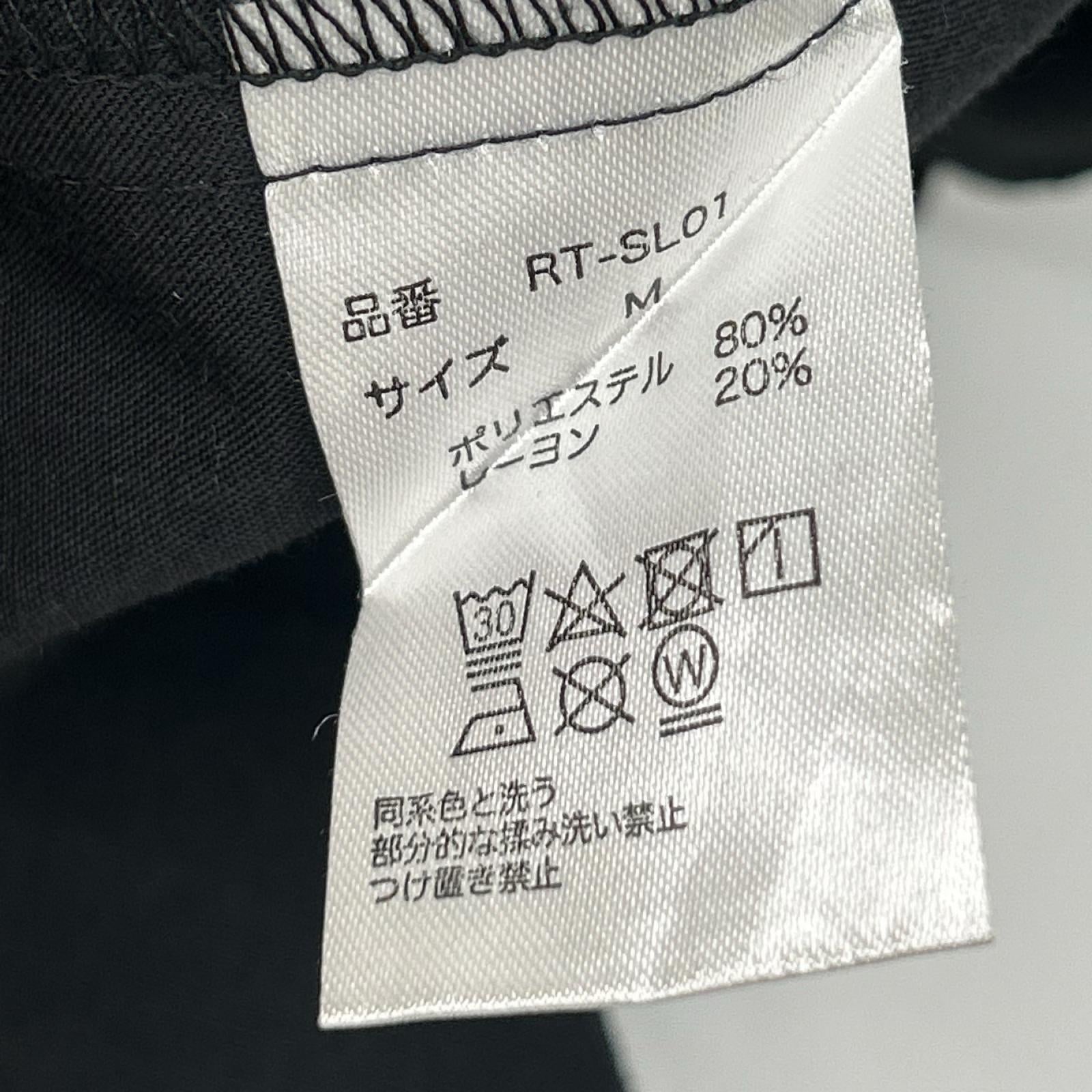 RETOUCH リタッチ ブラック ツータックスラック スパンツ ボトムス