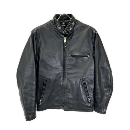 schott ショット ブラック 641 ライナー付きシングルライダースジャケット ジャケット
