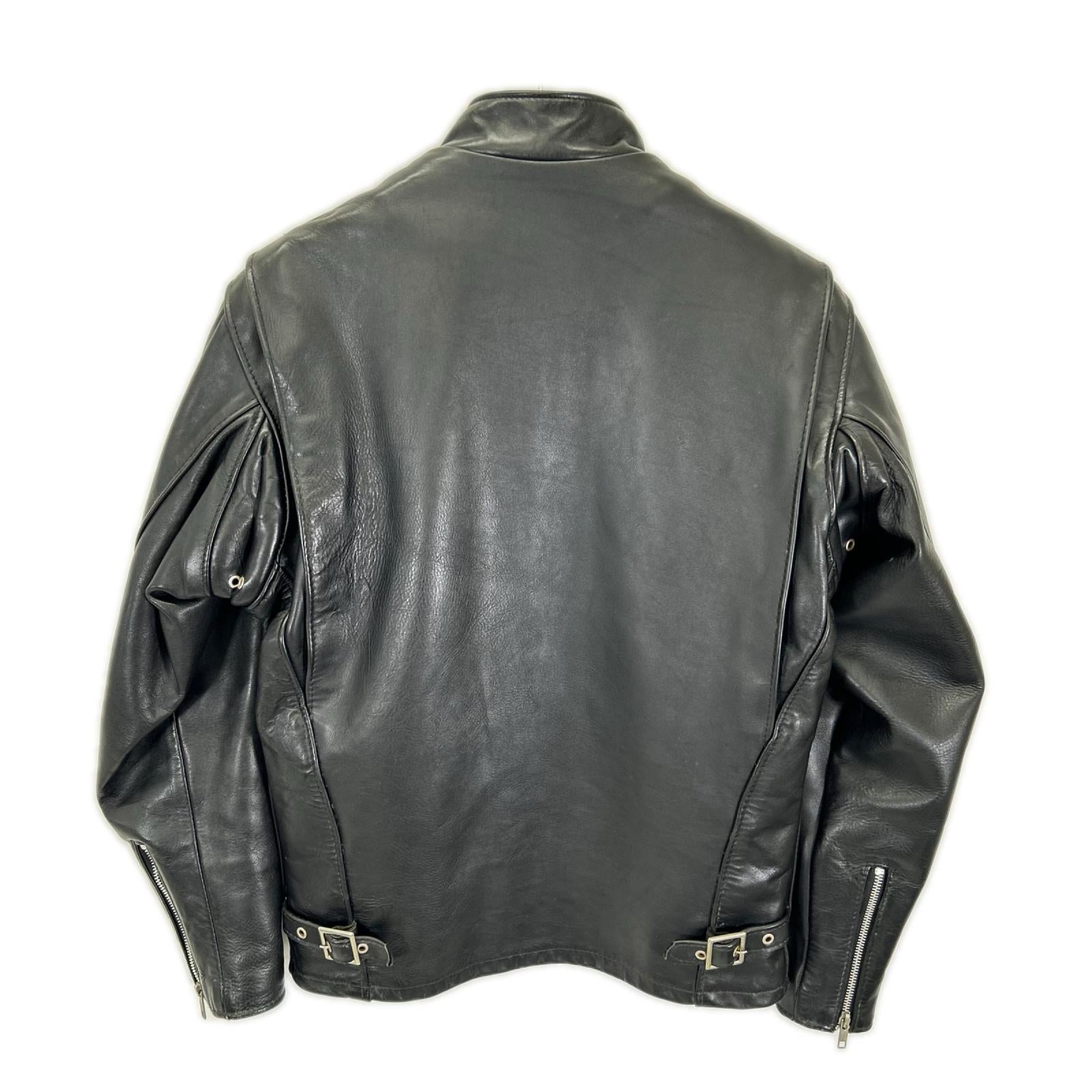 schott ショット ブラック 641 ライナー付きシングルライダースジャケット ジャケット