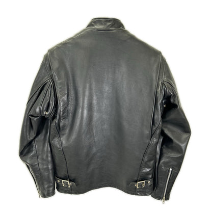 schott ショット ブラック 641 ライナー付きシングルライダースジャケット ジャケット