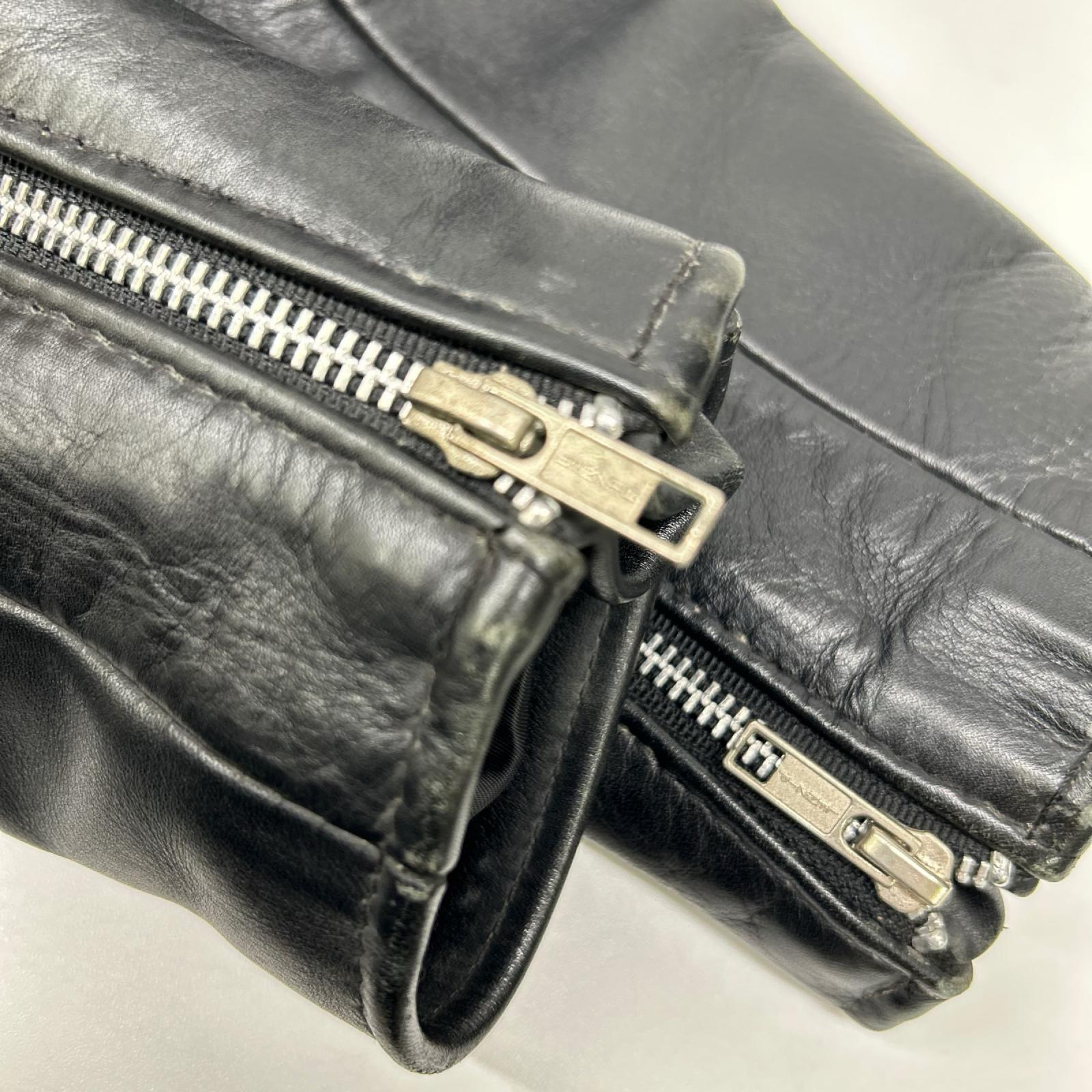 schott ショット ブラック 641 ライナー付きシングルライダースジャケット ジャケット