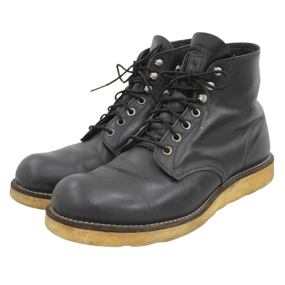 Red Wing レッドウィング アイリッシュセッター プレーントゥ ブーツ シューズ メンズ 黒 ブラック 8 1/2D 8165 シューズ