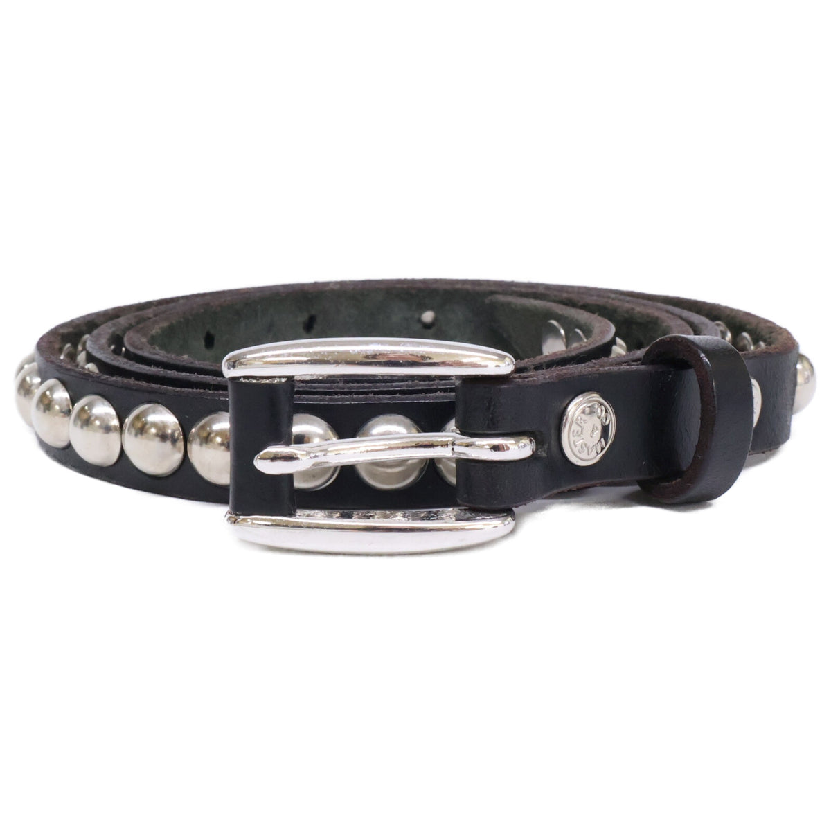 MASTER&Co. マスターアンドコー 【美品】MC1605 DAYTONA STUDS 15mm BELT デイトナスタッズ レザー ベルト