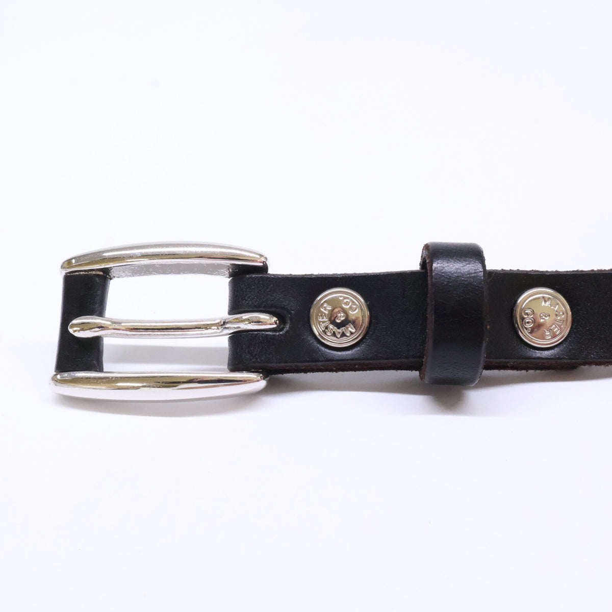 MASTER&Co. マスターアンドコー 【美品】MC1605 DAYTONA STUDS 15mm BELT デイトナスタッズ レザー ベルト