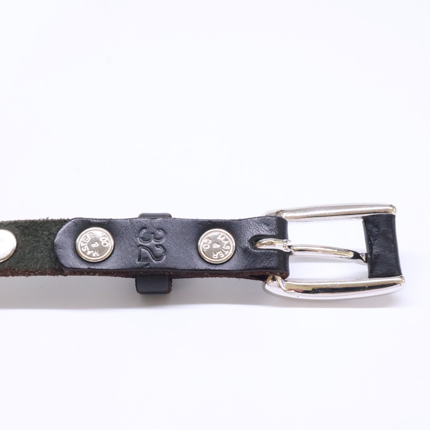 MASTER&Co. マスターアンドコー 【美品】MC1605 DAYTONA STUDS 15mm BELT デイトナスタッズ レザー ベルト