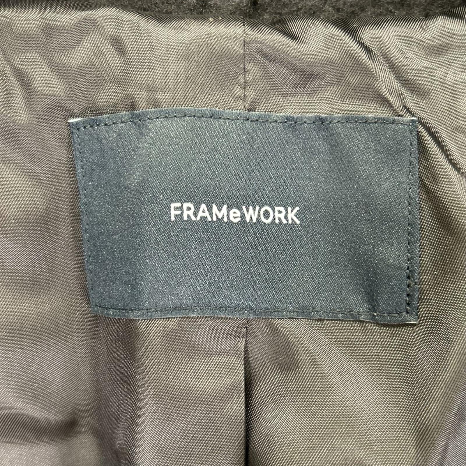 FRAMeWORK フレームワーク 24年製 チャコール ニュアンスコート コート