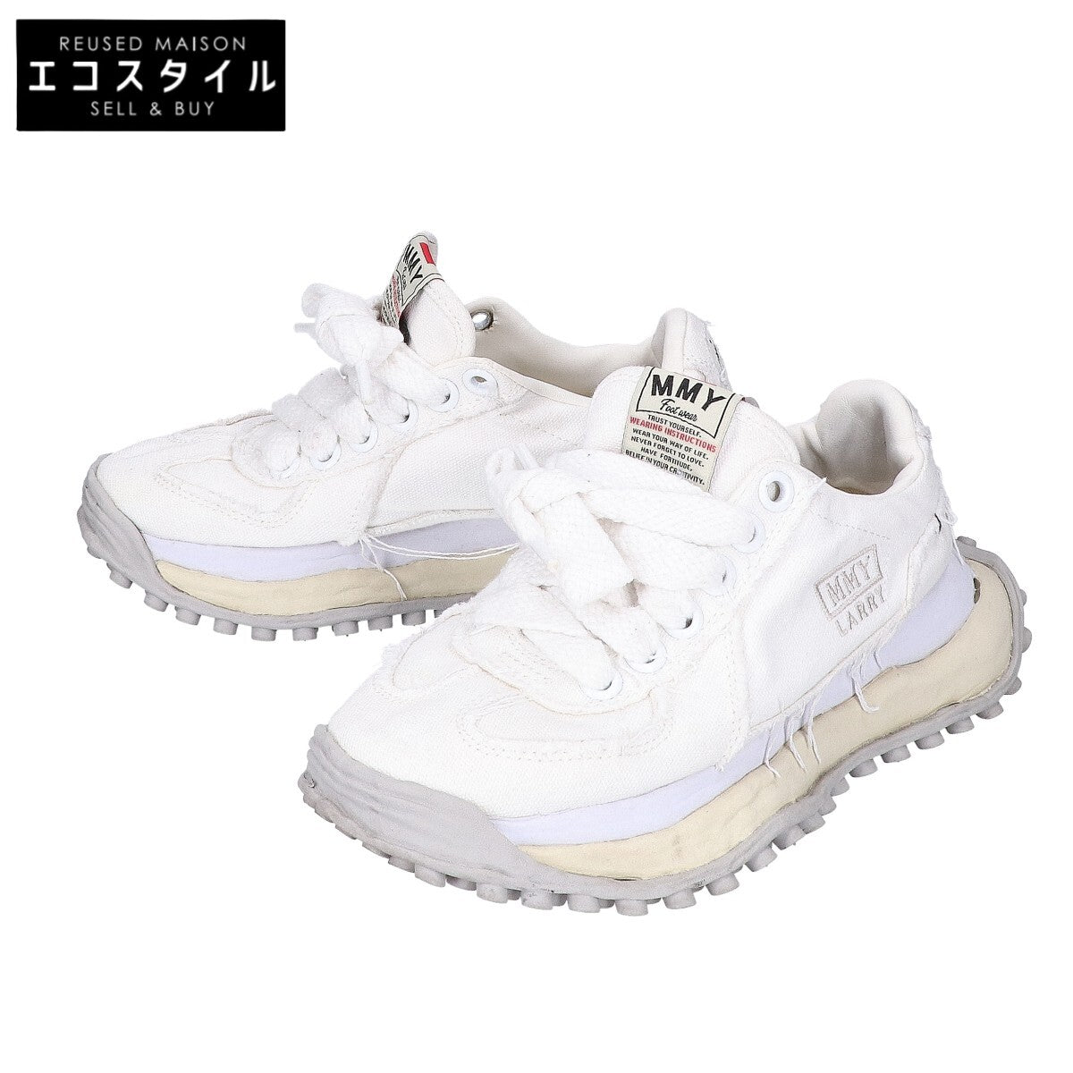 Maison MIHARA YASUHIRO メゾンミハラヤスヒロ A14FW704 LARRY / ORIGINAL SOLE CANVASLOW-TOP SNEAKER ラリーキャンバス スニーカー シューズ