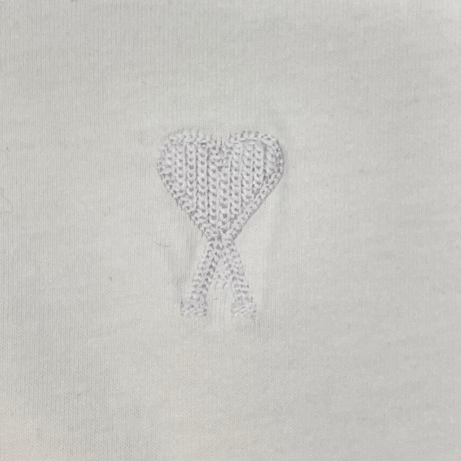 AMI PARIS アミパリス UTS003.724 25SS ホワイト AMI DE COEUR TSHIRT Tシャツ トップス