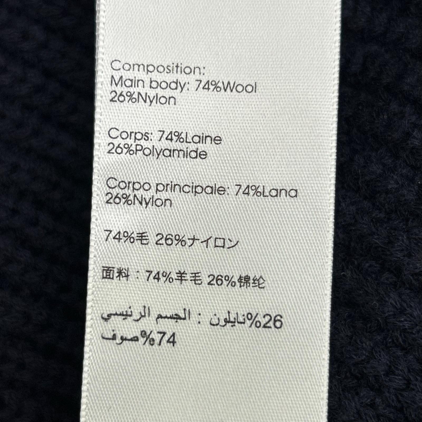 3.1 Phillip lim スリーワンフィリップリム ネイビー ウール ケーブルニット 比翼ボタン カーディガン トップス