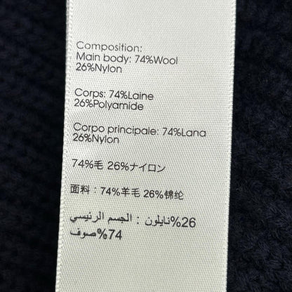 3.1 Phillip lim スリーワンフィリップリム ネイビー ウール ケーブルニット 比翼ボタン カーディガン トップス