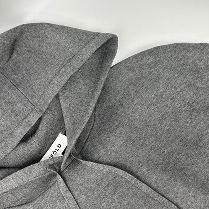 ENFOLD エンフォルド 25AW 300IA170-1861 グレー レーヨン混 CROPPED HOODED PULLOVER トップス
